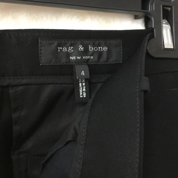 Rag & Bone Black Classic High-Waist Dress Pants - Picture 3 of 7